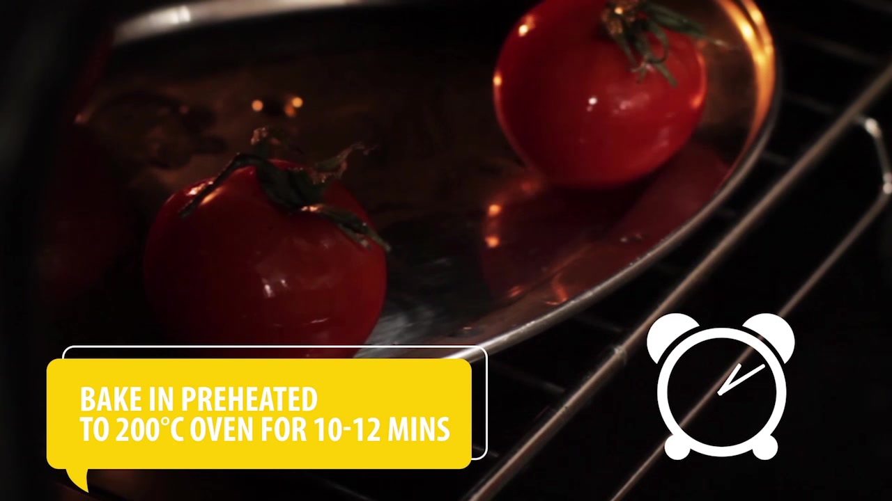 Baked Tomatoes with Chimichurri Sauce