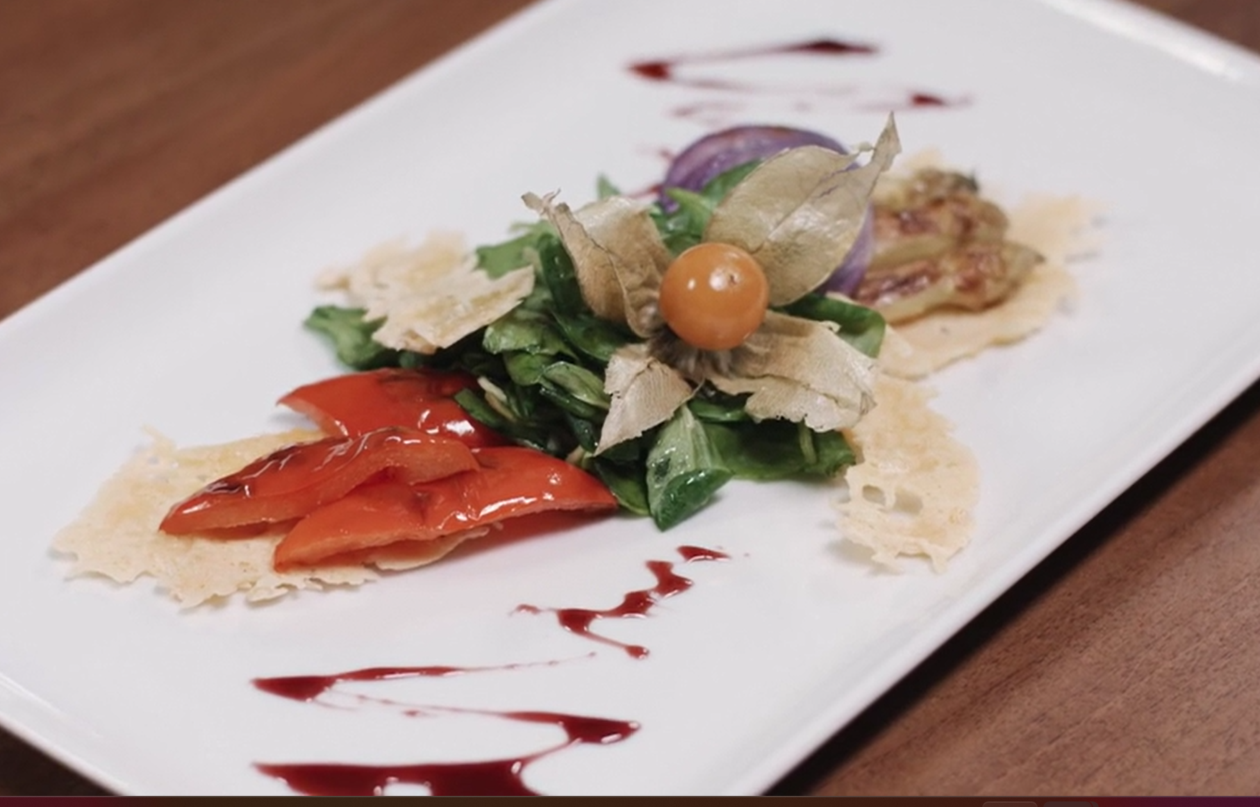 Spinach ravioli